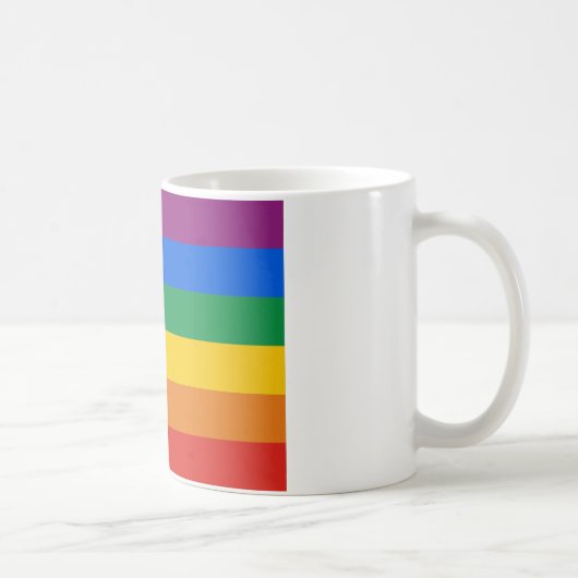 Mug Drapeau de gay pride (Droite)