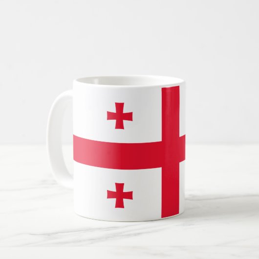 Mug Drapeau de Géorgie (Devant gauche)
