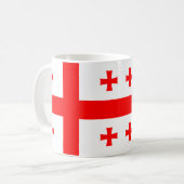 Mug Drapeau de Géorgie en céramique Musique (Devant gauche)