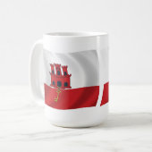 Mug Drapeau de Gibraltar (Devant gauche)