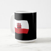 Mug Drapeau de Gibraltar (Devant gauche)