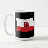 Mug Drapeau de Gibraltar (Gauche)