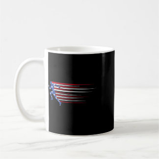 Mug Drapeau de gorille ‘merica Lunettes de soleil drôl