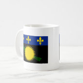 Mug Drapeau de Guadeloupe GP (Devant gauche)