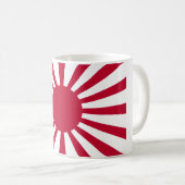 Mug Drapeau de guerre de Soleil Levant de l'armée de (Devant droit)