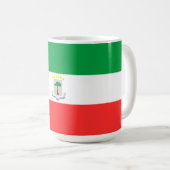 Mug Drapeau de Guinée équatoriale (Devant droit)