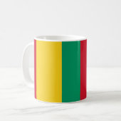 Mug Drapeau de Guinée - Musique en céramique (Devant gauche)