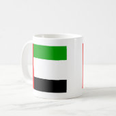 Mug Drapeau de haute qualité d'émirats arabes (Devant gauche)