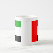 Mug Drapeau de haute qualité d'émirats arabes (Centre)