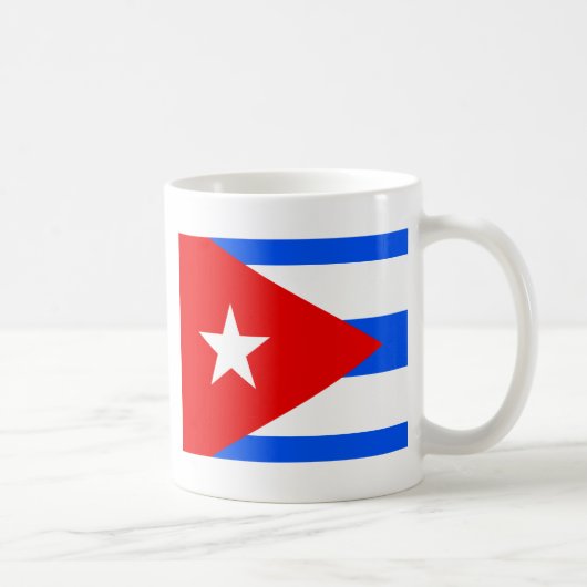 Mug Drapeau de haute qualité du Cuba (Droite)