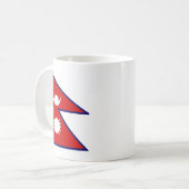 Mug Drapeau de haute qualité du Népal (Devant gauche)