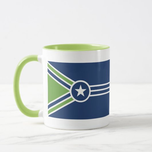 Mug Drapeau de Jackson, Tennessee (Gauche)