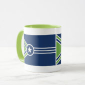 Mug Drapeau de Jackson, Tennessee (Devant gauche)