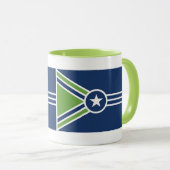 Mug Drapeau de Jackson, Tennessee (Devant droit)