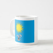 Mug Drapeau de Kislovodsk, Russie (Devant gauche)