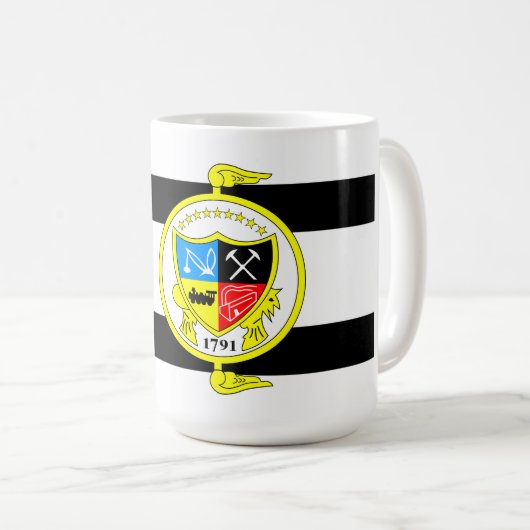 Mug Drapeau de Knoxville, Tennessee (Devant droit)