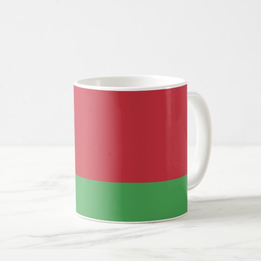 Mug Drapeau de la Biélorussie (Devant droit)