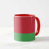 Mug drapeau de la Biélorussie (Devant droit)