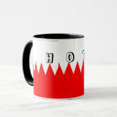 Mug Drapeau de la boue chaude de Bahreïn (Devant gauche)
