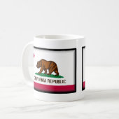 Mug Drapeau de la Californie (Devant gauche)