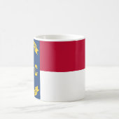 Mug Drapeau de la Caroline du Nord (Centre)