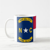 Mug Drapeau de la Caroline du Nord (Gauche)