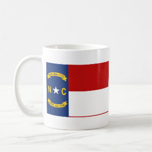 Mug Drapeau de la Caroline du Nord + Musique de carte