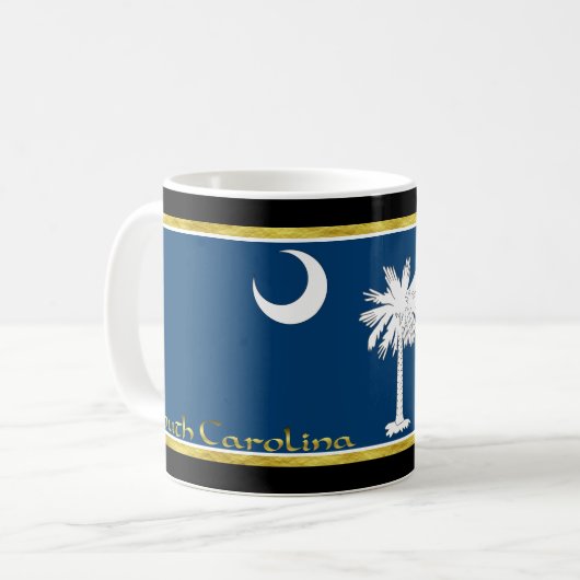 Mug Drapeau de la Caroline du Sud (Devant gauche)
