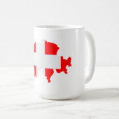 Mug Drapeau de la carte Suisse (Devant droit)
