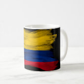 Mug Drapeau de la Colombie bracelet, drapeau national (Devant droit)
