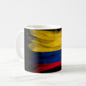 Mug Drapeau de la Colombie bracelet, drapeau national (Devant gauche)