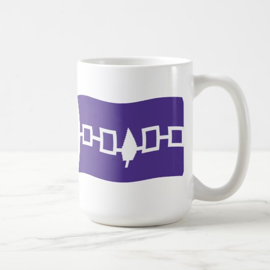 Mug Drapeau de la Confédération Iroquoise (Droite)