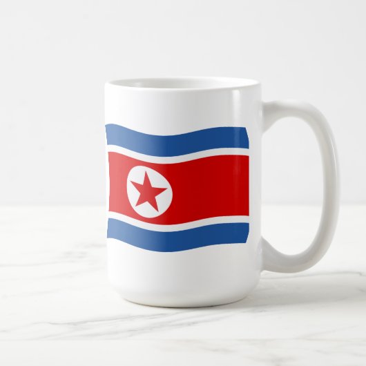Mug Drapeau de la Corée du Nord (Droite)