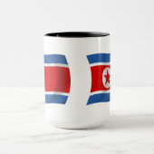 Mug Drapeau de la Corée du Nord (Centre)