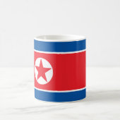 Mug Drapeau de la Corée du Nord (RPDC) (Centre)