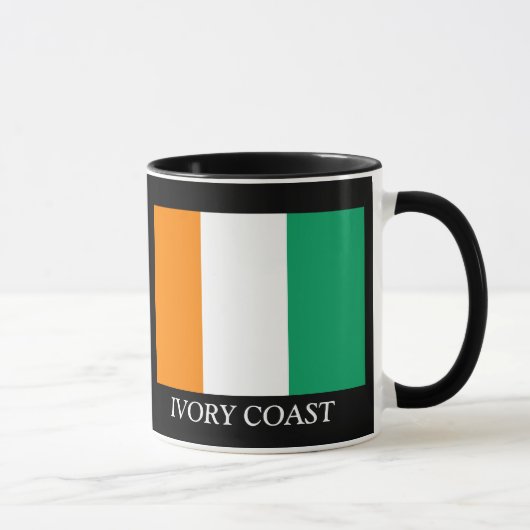MUG DRAPEAU DE LA CÔTE D'IVOIRE (Droite)