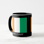 MUG DRAPEAU DE LA CÔTE D'IVOIRE (Devant gauche)