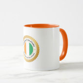 Mug Drapeau de la Côte d'Ivoire (Devant droit)