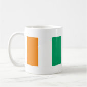 Mug Drapeau de la Côte d'Ivoire - Drapeau de la Côte d (Gauche)