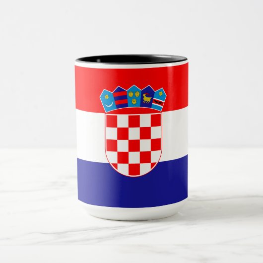 Mug Drapeau de la Croatie (Centre)