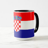 Mug Drapeau de la Croatie (Devant droit)