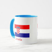 Mug Drapeau de la Croatie (Devant gauche)