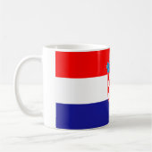 Mug Drapeau de la Croatie (Croate) (Gauche)
