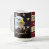 Mug Drapeau de la Déclaration des Droits du Peuple Amé (Devant gauche)