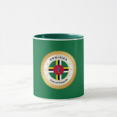 Mug Drapeau de la Dominique (Centre)