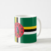 Mug Drapeau de la Dominique (Devant droit)