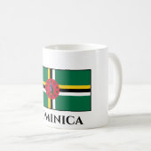Mug Drapeau de la Dominique (Devant droit)