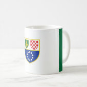 Mug Drapeau de la Fédération de Bosnie-Herzégovine (Devant droit)