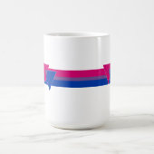 Mug Drapeau de la fierté bisexuelle (Centre)
