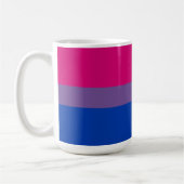Mug Drapeau de la fierté bisexuelle (Gauche)